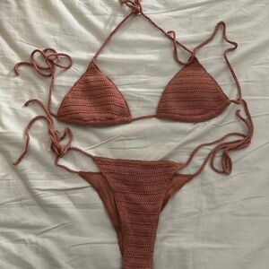 Crochet RVCA bikini set